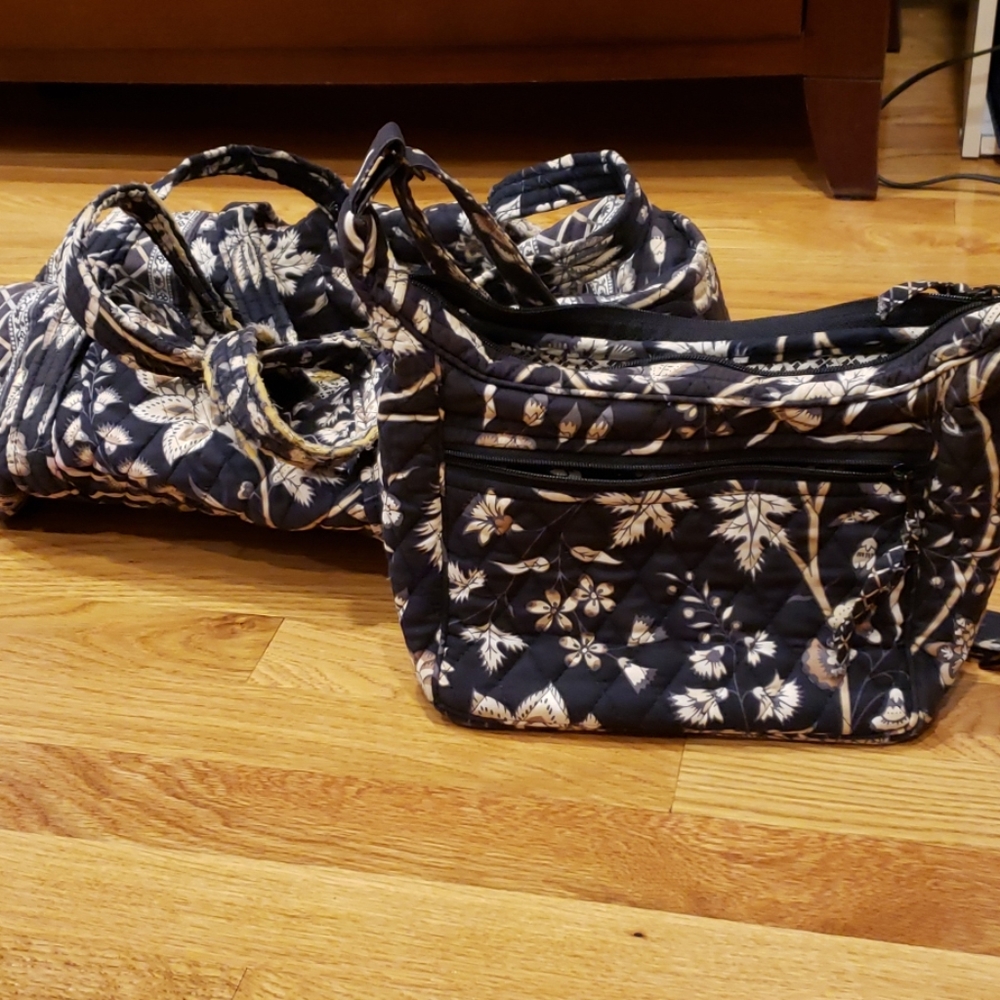 Small Vera Bradley Duffel & matching crossbody bag